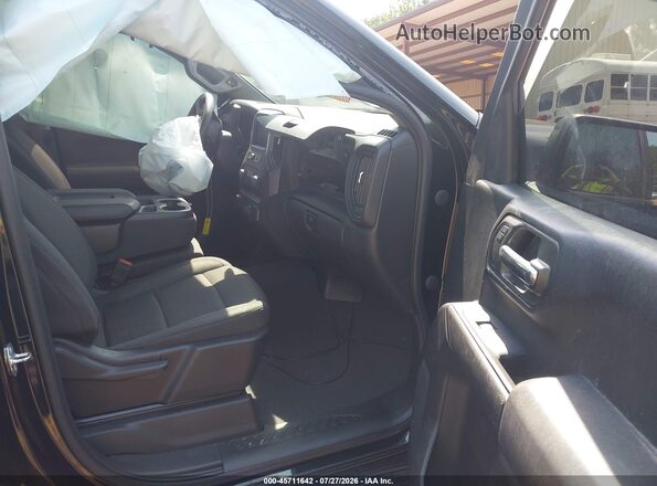 1GCPDBEK1PZ128827 2023 CHEVROLET SILVERADO Black Vista interior delantera