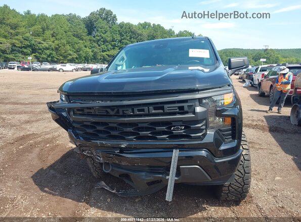 1GCPDBEK1PZ128827 2023 CHEVROLET SILVERADO Black Vista del cuadro de instrumentos