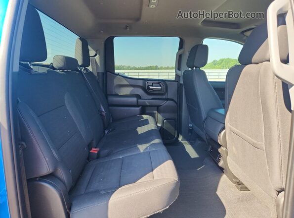 1GCPDBEK1PZ198778 2023 CHEVROLET SILVERADO Blue Widok tylnych siedzeń