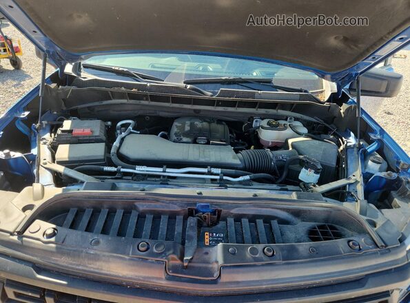 1GCPDBEK1PZ198778 2023 CHEVROLET SILVERADO Blue Widok wnętrza z tyłu
