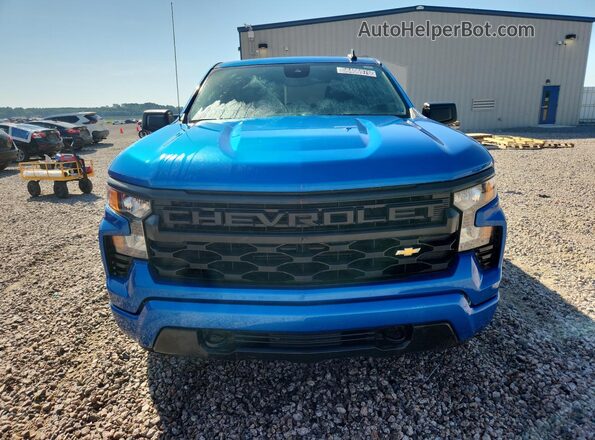 1GCPDBEK1PZ198778 2023 CHEVROLET SILVERADO Blue Widok z przodu