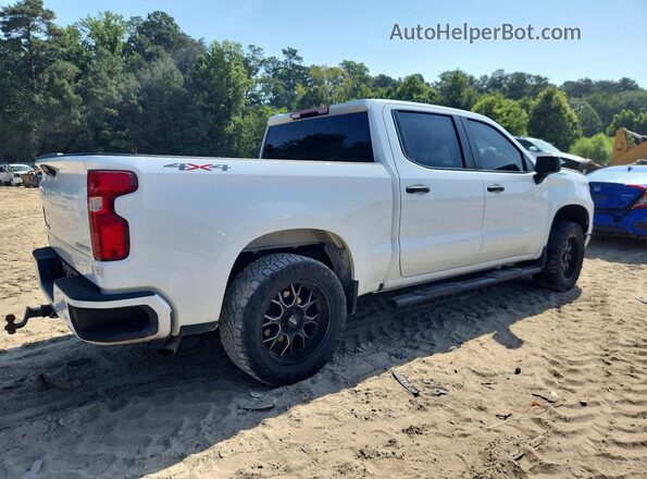 1GCPDBEK3NZ589394 2022 CHEVROLET SILVERADO White Rear right