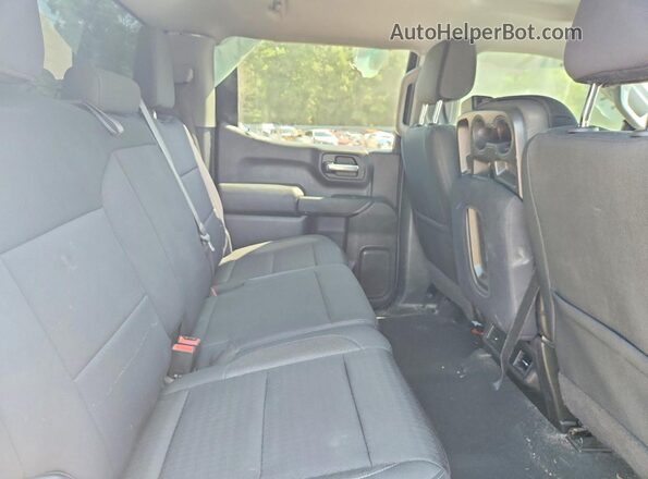 1GCPDBEK3NZ589394 2022 CHEVROLET SILVERADO White Rear seats view