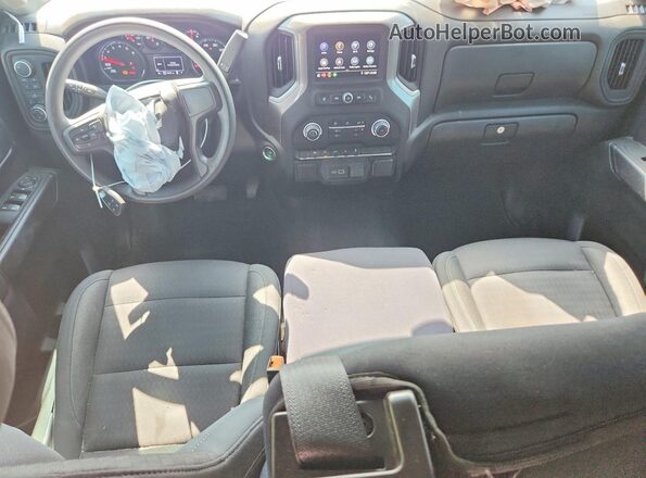 1GCPDBEK3NZ589394 2022 CHEVROLET SILVERADO White Dashboard view