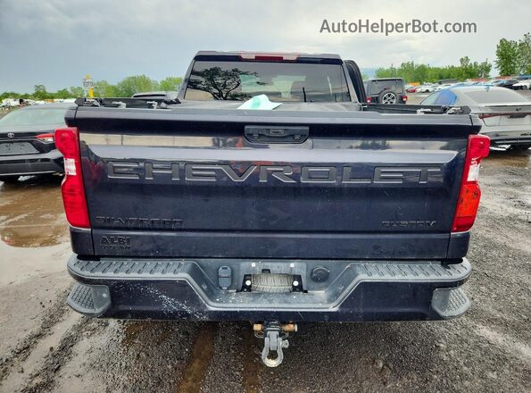 1GCPDBEK3PZ250220 2023 CHEVROLET SILVERADO Черный Вид сзади