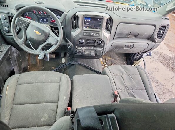 1GCPDBEK3PZ250220 2023 CHEVROLET SILVERADO Черный Вид панели приборов