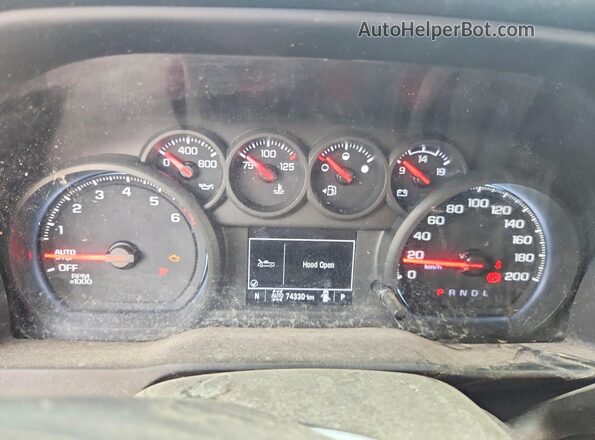 1GCPDBEK3PZ250220 2023 CHEVROLET SILVERADO Черный Вид щитка приборов