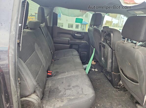 1GCPDBEK3PZ250220 2023 CHEVROLET SILVERADO Черный Вид задних сидений