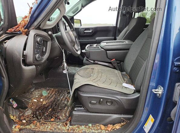 1GCPDBEK3RZ399679 2024 CHEVROLET SILVERADO Blue Front interior view