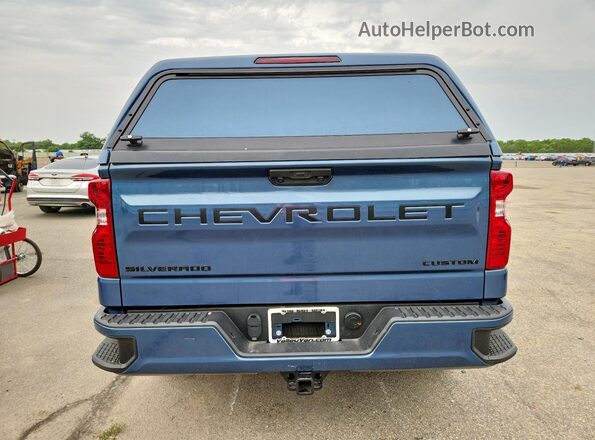 1GCPDBEK3RZ399679 2024 CHEVROLET SILVERADO Blue Rear view