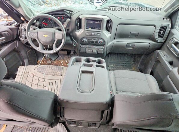 1GCPDBEK3RZ399679 2024 CHEVROLET SILVERADO Blue Dashboard view