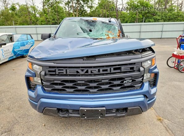 1GCPDBEK3RZ399679 2024 CHEVROLET SILVERADO Blue Front view