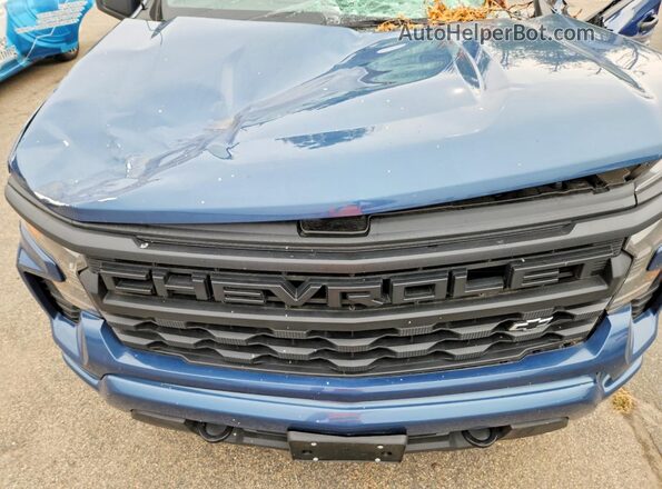 1GCPDBEK3RZ399679 2024 CHEVROLET SILVERADO Blue Rear interior view