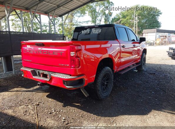 1GCPDBEK4NZ593129 2022 CHEVROLET SILVERADO Red Rear right