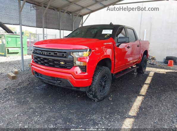 1GCPDBEK4NZ593129 2022 CHEVROLET SILVERADO Red Front left