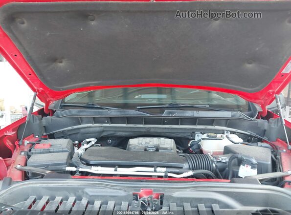 1GCPDBEK4NZ593129 2022 CHEVROLET SILVERADO Red Rear view