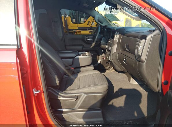 1GCPDBEK4NZ593129 2022 CHEVROLET SILVERADO Red Front interior view