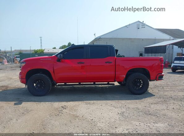 1GCPDBEK4NZ593129 2022 CHEVROLET SILVERADO Red 360 interior view