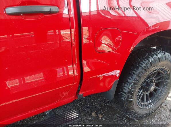 1GCPDBEK4NZ593129 2022 CHEVROLET SILVERADO Red 