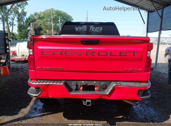 1GCPDBEK4NZ593129 2022 CHEVROLET SILVERADO Red 