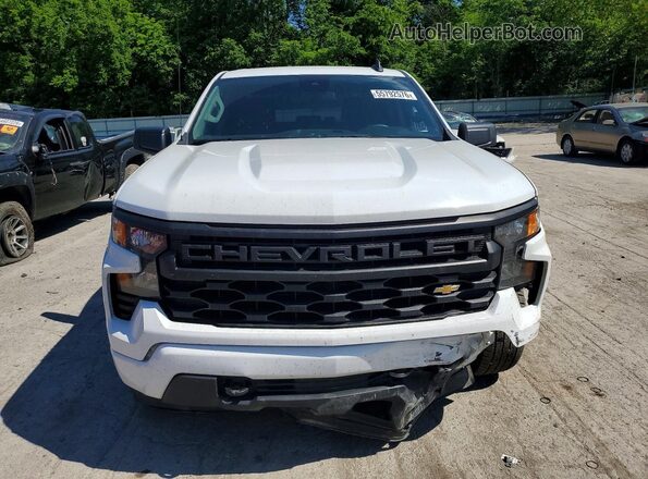 1GCPDBEK4NZ637646 2022 CHEVROLET SILVERADO White Դիմացի տեսք