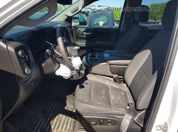 1GCPDBEK4NZ637646 2022 CHEVROLET SILVERADO White Սալոնի դիմացի տեսք
