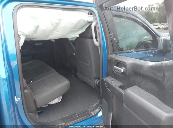 1GCPDBEK4NZ638179 2022 CHEVROLET SILVERADO Синий Вид наклейки с VIN-кодом