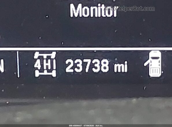 1GCPDBEK4NZ638179 2022 CHEVROLET SILVERADO Синий Панорамный вид салона 360°
