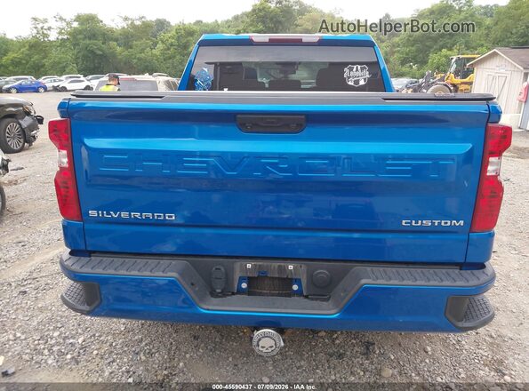 1GCPDBEK4NZ638179 2022 CHEVROLET SILVERADO Синий 