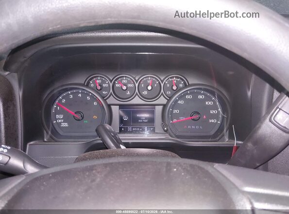 1GCPDBEK5NZ522876 2022 CHEVROLET SILVERADO Синий Вид задних сидений