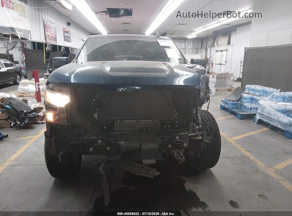 1GCPDBEK5NZ522876 2022 CHEVROLET SILVERADO Синий Вид задней части салона