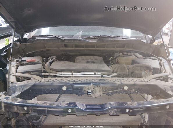 1GCPDBEK5NZ522876 2022 CHEVROLET SILVERADO Синий Вид сзади