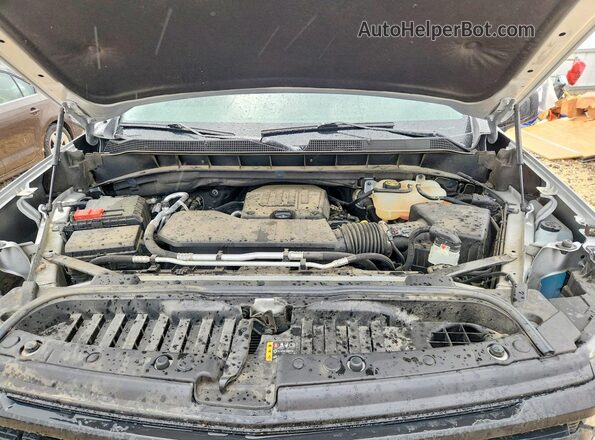 1GCPDBEK5NZ547342 2022 CHEVROLET SILVERADO Silver Rear interior view