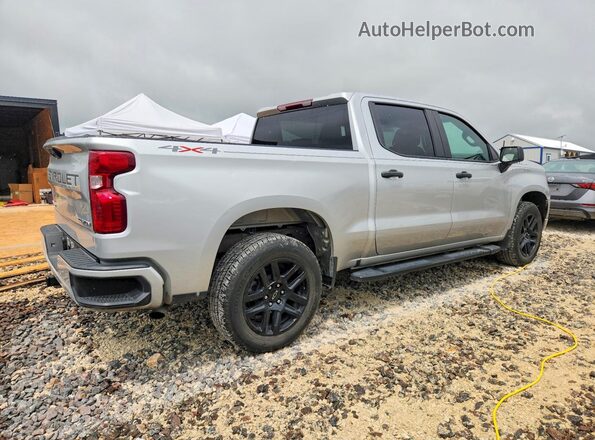 1GCPDBEK5NZ547342 2022 CHEVROLET SILVERADO Silver Rear right