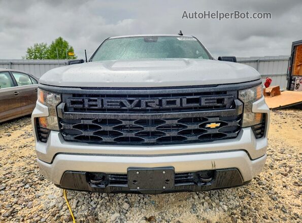 1GCPDBEK5NZ547342 2022 CHEVROLET SILVERADO Silver Front view