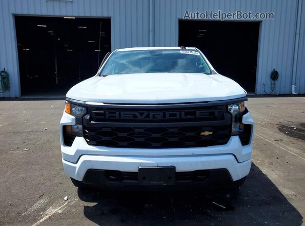 1GCPDBEK5PZ153584 2023 CHEVROLET SILVERADO White Դիմացի տեսք