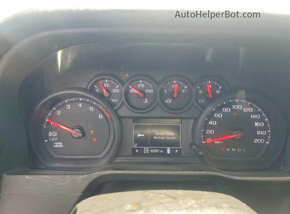 1GCPDBEK5PZ153584 2023 CHEVROLET SILVERADO White Սարքավորումների վահանակի տեսք