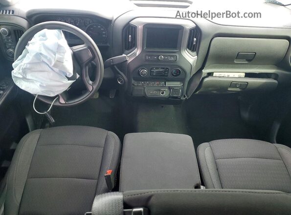 1GCPDBEK7NZ509157 2022 CHEVROLET SILVERADO White Առջևի վահանակի տեսք