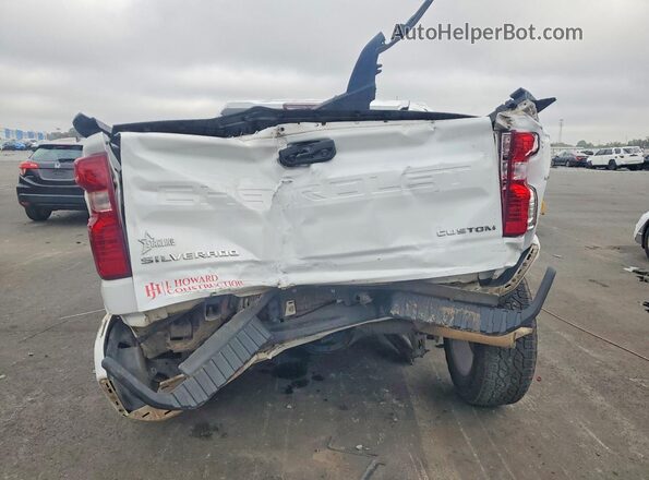 1GCPDBEK7NZ509157 2022 CHEVROLET SILVERADO White Հետևի տեսք