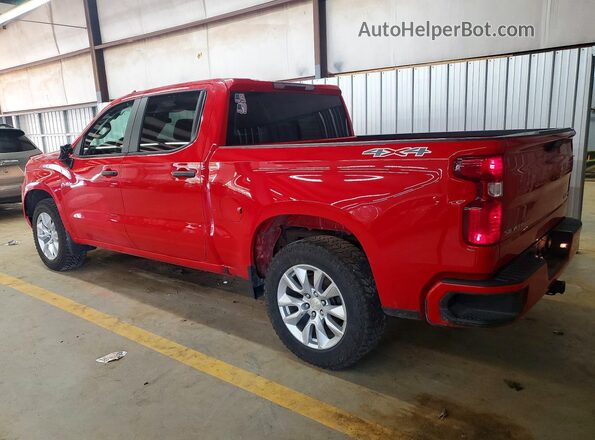 1GCPDBEK9NZ593496 2022 CHEVROLET SILVERADO Red Հետևի ձախ