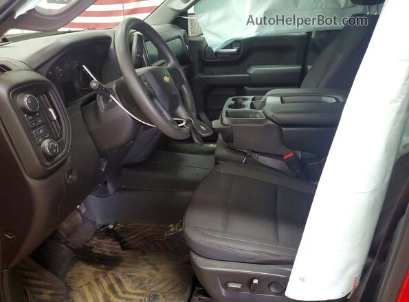 1GCPDBEK9NZ593496 2022 CHEVROLET SILVERADO Red Սալոնի դիմացի տեսք