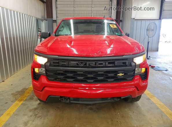 1GCPDBEK9NZ593496 2022 CHEVROLET SILVERADO Red Դիմացի տեսք