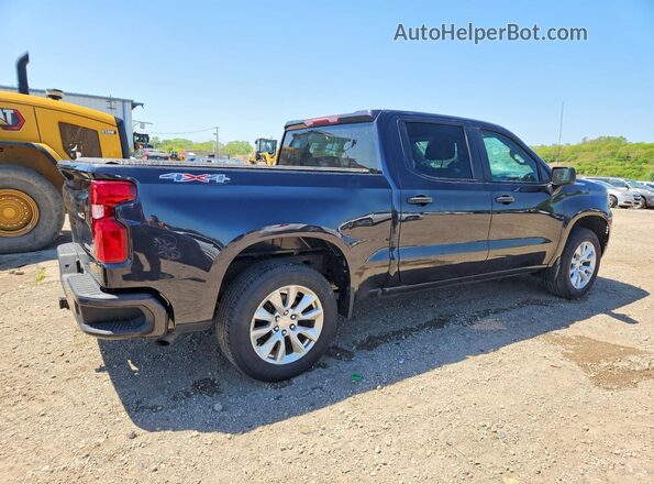 1GCPDBEK9NZ619045 2022 CHEVROLET SILVERADO Black Trasero derecho