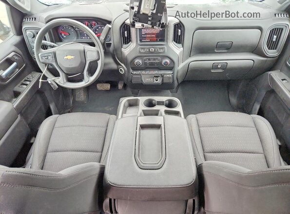 1GCPDBEK9NZ619045 2022 CHEVROLET SILVERADO Black Vista del salpicadero