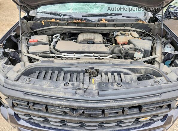 1GCPDBEK9NZ619045 2022 CHEVROLET SILVERADO Black Vista interior trasera