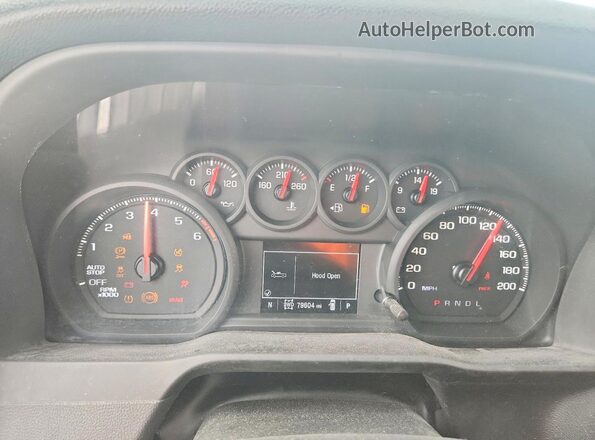 1GCPDBEK9NZ625511 2022 CHEVROLET SILVERADO Белый Вид щитка приборов