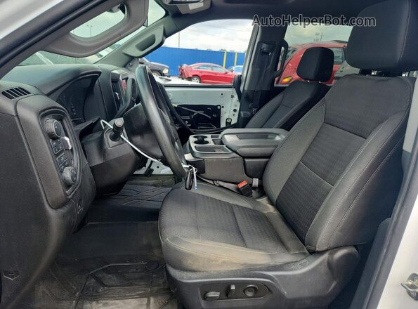 1GCPDBEK9NZ625511 2022 CHEVROLET SILVERADO Белый Вид салона спереди