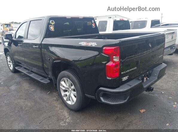 1GCPDBEKXNZ549264 2022 CHEVROLET SILVERADO Черный Задняя левая четверть