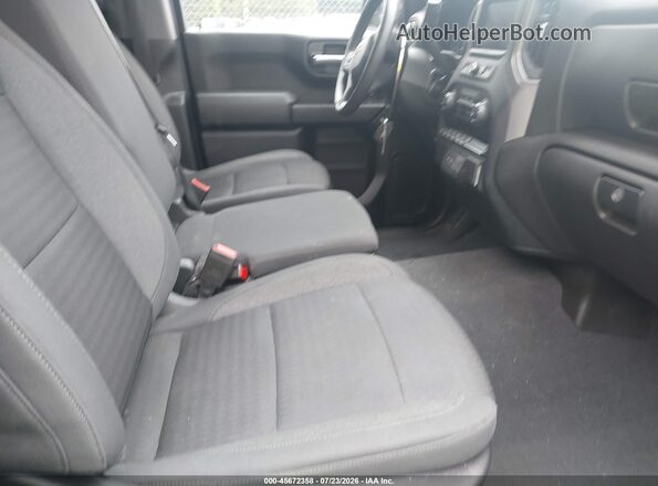 1GCPDBEKXNZ549264 2022 CHEVROLET SILVERADO Черный Вид салона спереди