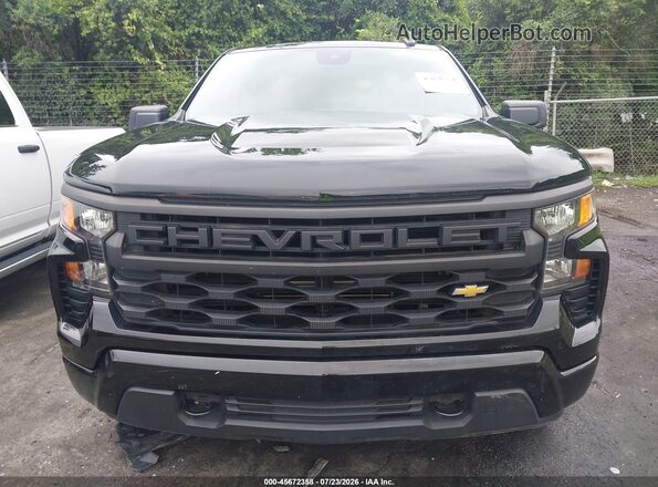 1GCPDBEKXNZ549264 2022 CHEVROLET SILVERADO Черный Вид спереди